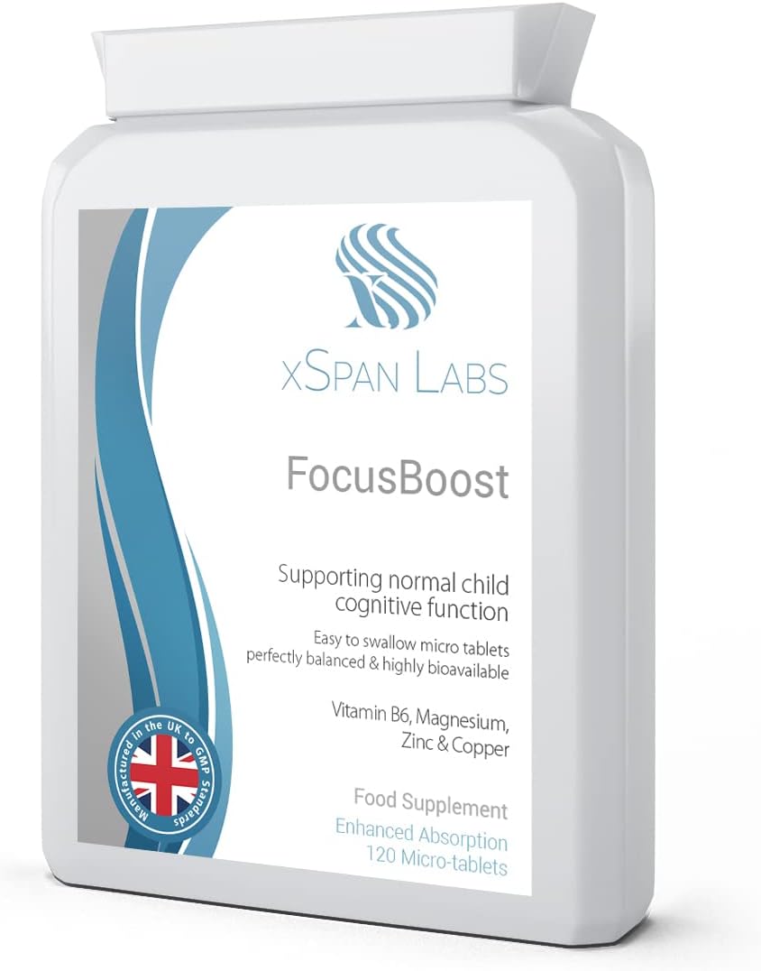 FocusBoost 120 Highly bioavailable Micro-Tablets - Magnesium Citrate, 50 Grams