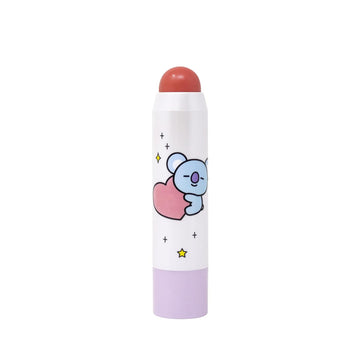 The Crème Shop BT21 Lip + Cheek Chic Stick | Tinted Essence Stick (Enriched with Hyaluronic Acid & Vitamin E) - Rose & De (KOYA)