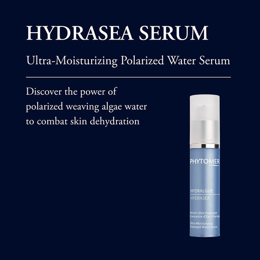PHYTOMER Hydrasea Ultra Moisturizing Face Serum | Polarized Water Facial Serum | Hydrating Treatment for Soft, Plump Skin | Intense, Rapid Skin Moisturizer | 30