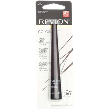 Revlon ColorStay Liquid Liner Eye Makeup, Black-Brown [252], 0.08  (Pack of 4)