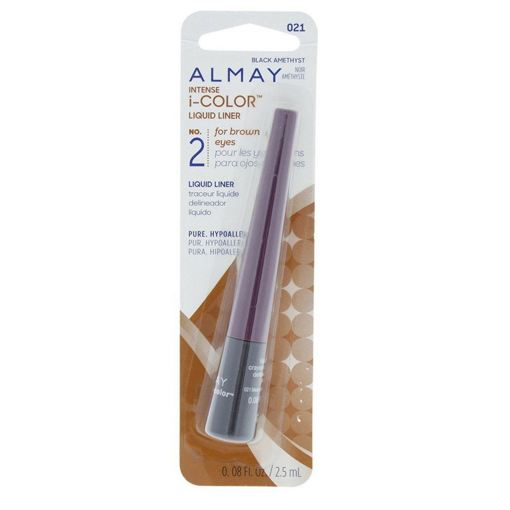 Almay Intense i-Color Liquid Liner, Purple Amethyst [021], 0.08  (Pack of 2)