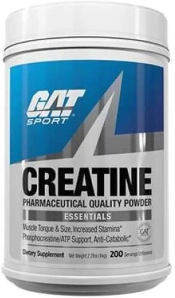 GAT SPORT Creatine Monohydrate Powder, Strength, Brain Health, Anti-ox