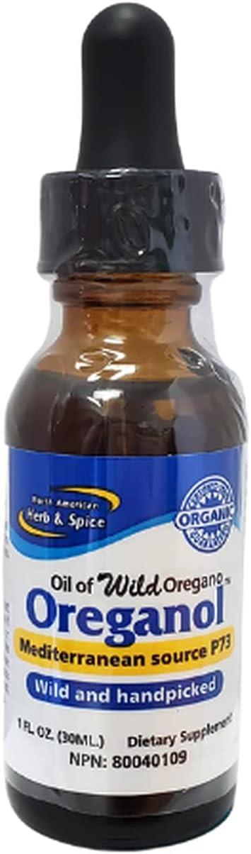 NORTH AMERICAN HERB & SPICE Oreganol P73 - 1 fl. oz. - Supports Health