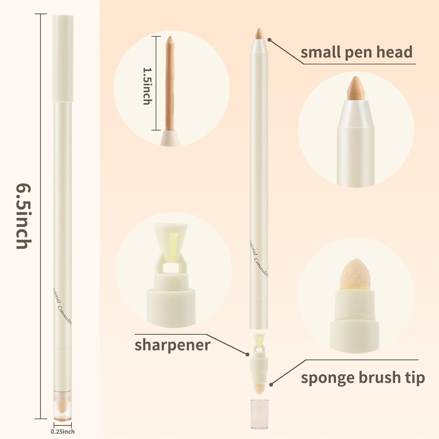 Boobeen Concealer Pencil, Contour Highlighter Stick Makeup W