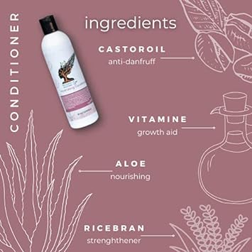 RECOVER - RESTORE - GRO Hydrating Conditioner | Silicone Free | Rice Bran Proteins | Fragrance Free | All Hair Types | Gluten Free | Cruelty free | 8