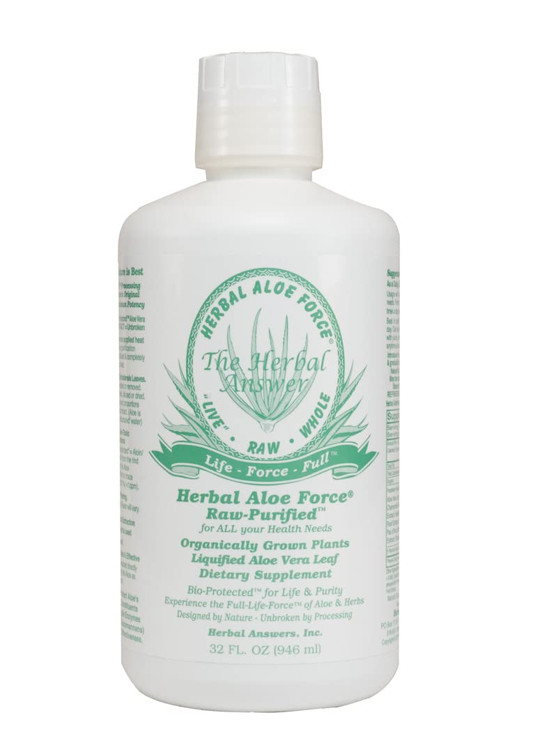 Herbal Answers Herbal Aloe Force Aloe Vera and Herbal Dietary Suppleme