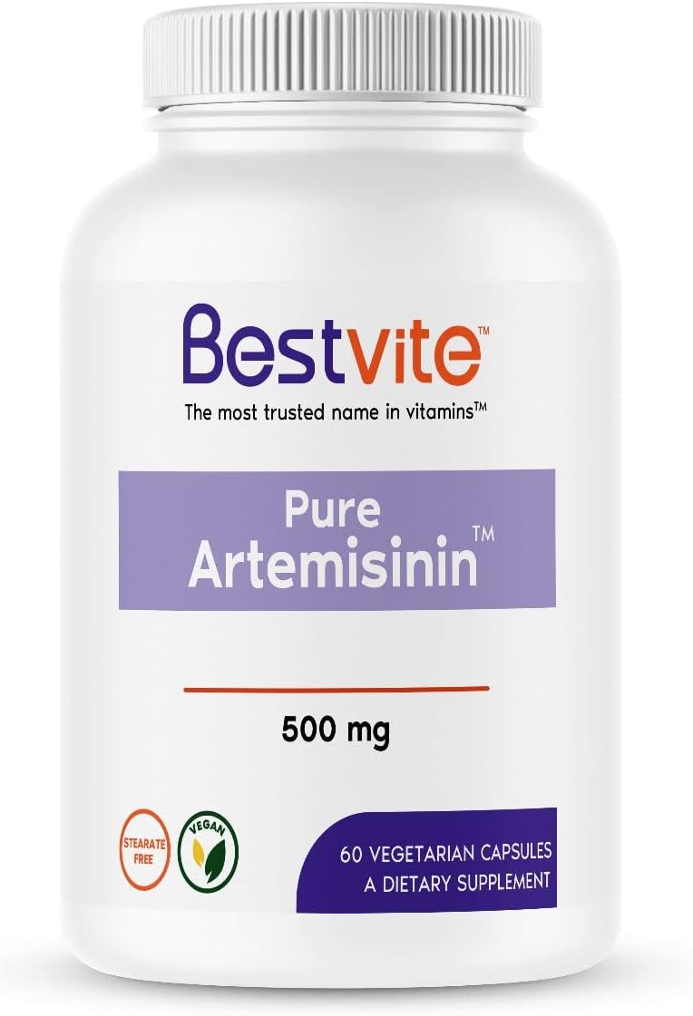 BESTVITE Artemisinin 500mg per Capsule (60 Vegetarian Capsules) - No S