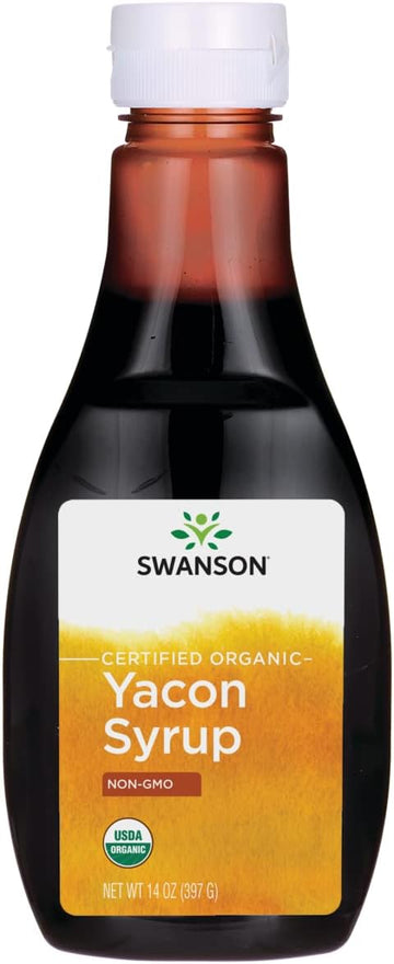 Swanson Certified Organic Yacon Syrup - Non-Gmo 14 oz Liq