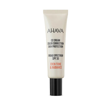 AHAVA CC Cream with Dead Sea Minerals, Skin Protection SPF 30, Vegan, 1.0 .