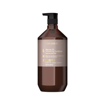 Theorie Marula Oil Smoothing Conditioner- Controls Frizz & Smooths Hair with Marula Oil, Sea Buckthorn Oil & Grape Seed Oil, Sulfate-Free, Gluten-Free, Suited to All Hair Types, 800 ML