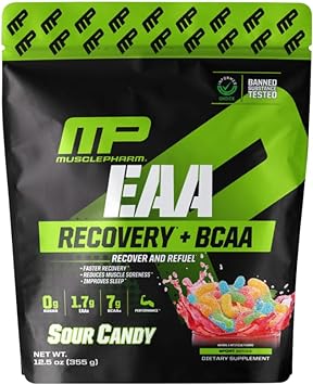 Muscle Pharm EAA Recovery + BCAAs, Post Workout Essential Amino Acids