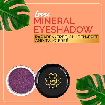 LUV+CO | Eyeshadow Mineral Pigments (Loose) - 3 g | Gluten-Free, Talc-Free & Paraben-Free | Shimmery Pink Purple | Kissy Face