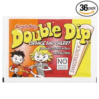  Matlow Double Dip Orange and Cherry Flavor Kosher Fizz Dips