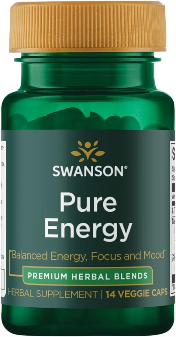Swanson Pure Energy Trial Size 14 Veg Caps