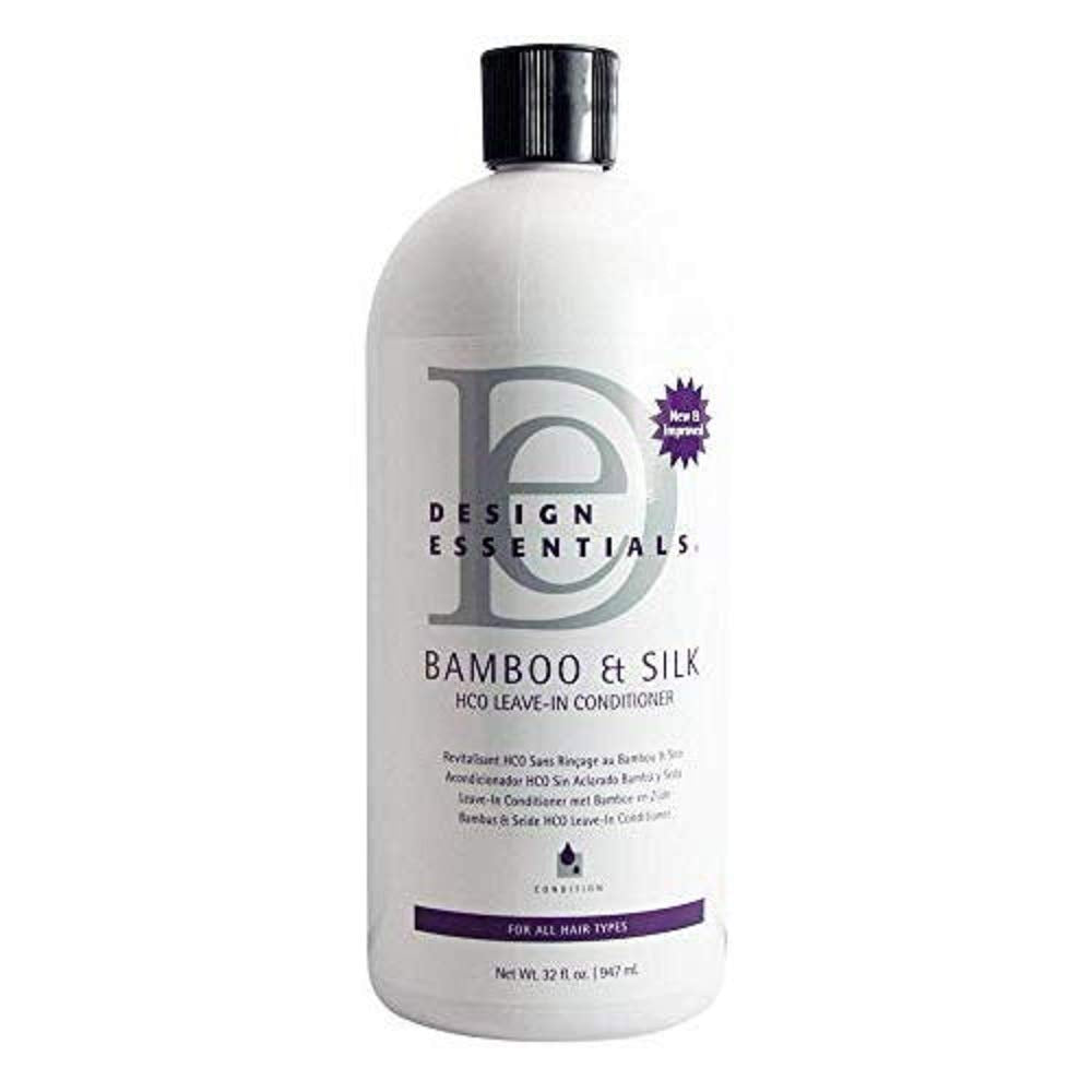 Design Essentials Bamboo & Silk HCO Leave-In Conditioner for All Hair Types, 32