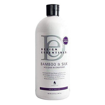 Design Essentials Bamboo & Silk HCO Leave-In Conditioner for All Hair Types, 32