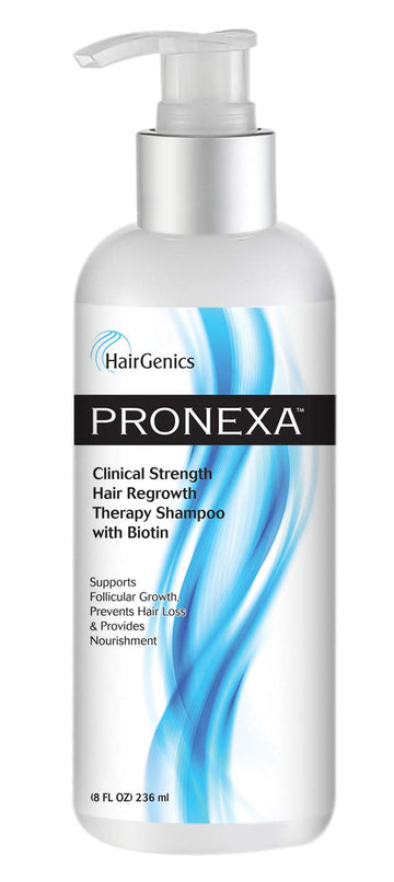 Hairgenics Pronexa Clinical Strength Hair Growth & Regrowth Therapy Hair Loss Shampoo With Biotin, Collagen, and DHT Blockers for Thinning Hair, 8 .