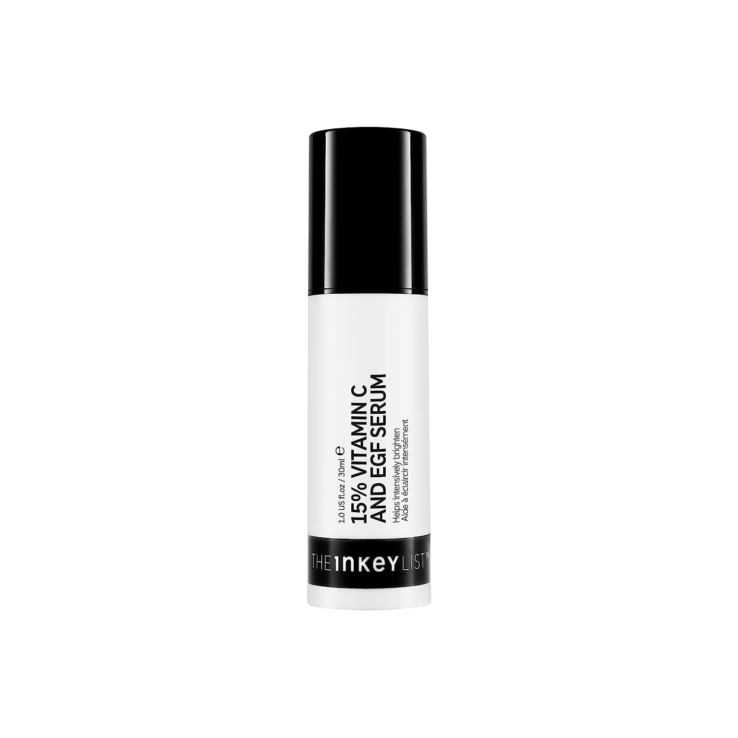 The INKEY List 15% Vitamin C + EGF Serum, Illuminate and Regenerate Dull Skin, Improve Skin Elasticity, 1.0