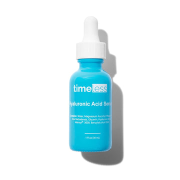 Timeless Skin Care Hyaluronic Acid + Vitamin C Serum - 1  - Includes Vitamin C, Matrixyl 3000 & Hyaluronic Acid - Brighten + Smooth, Rebuild Collagen & Boost Hydration - For All Skin Types