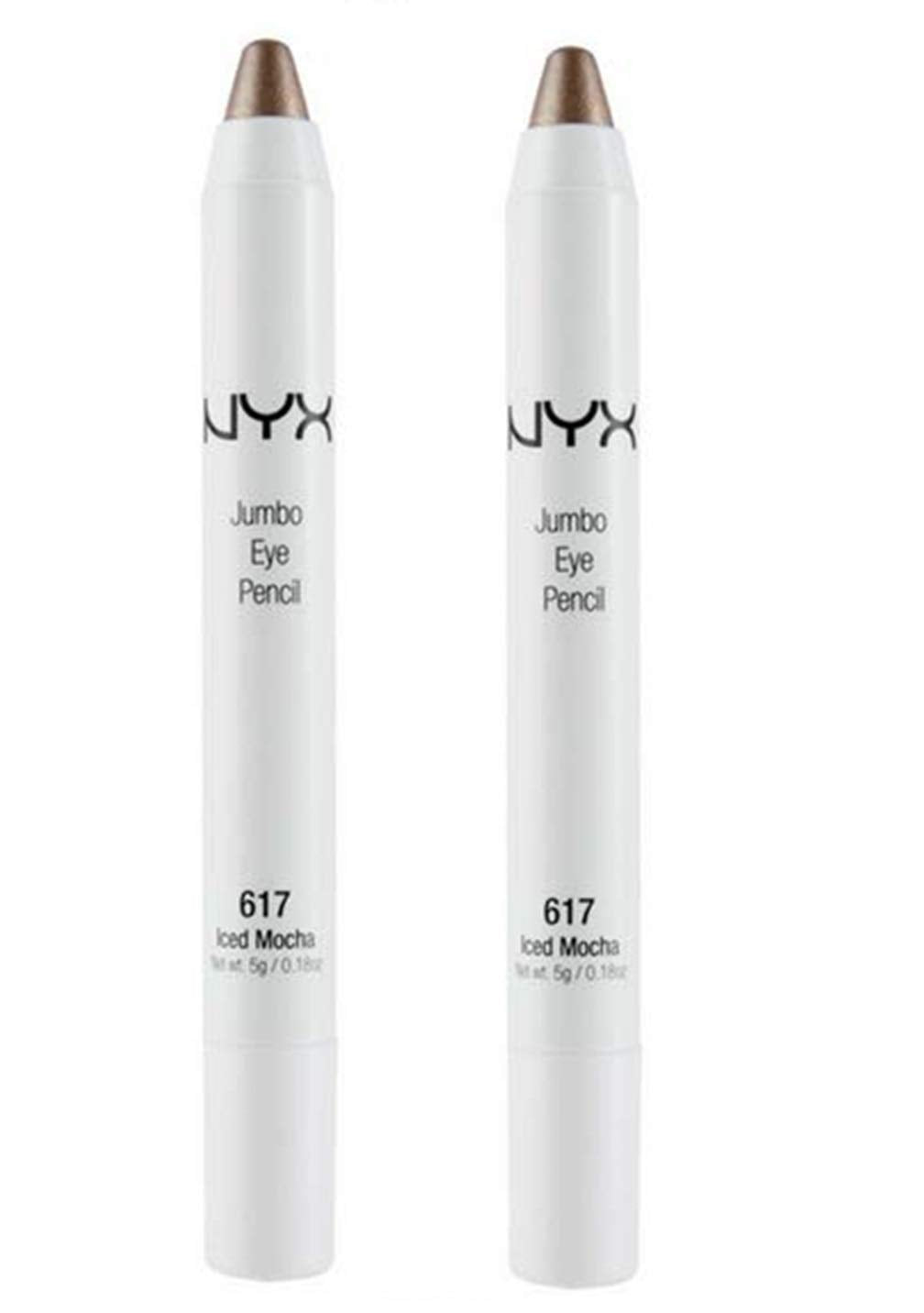Pack of 2 NYX Jumbo Eye Pencil, 617 - Iced Mocha, JEP617