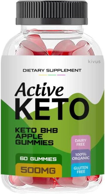 kivus Active Keto Gummies - Active Keto ACV Gummies (Single, 60 Gummies)