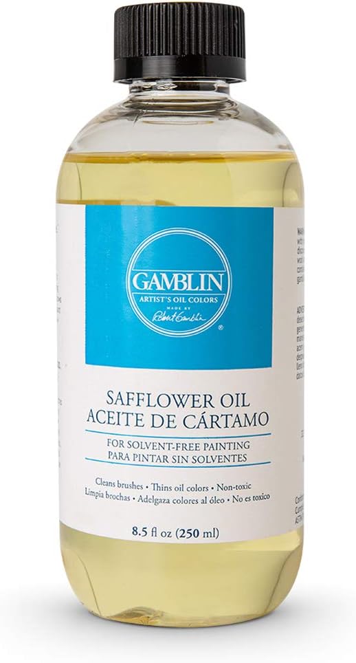  Gamblin Safflower Oil 8.5 oz Bottle : Grocery & Gourmet Foo