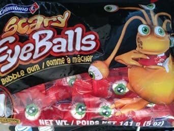 Scary Eyeballs Bubblegum - 141 Count : Chewing Gum : Grocery