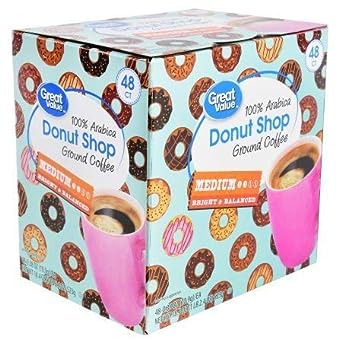 Great Value Donut Shop Blend 48 Pack of K- Cups