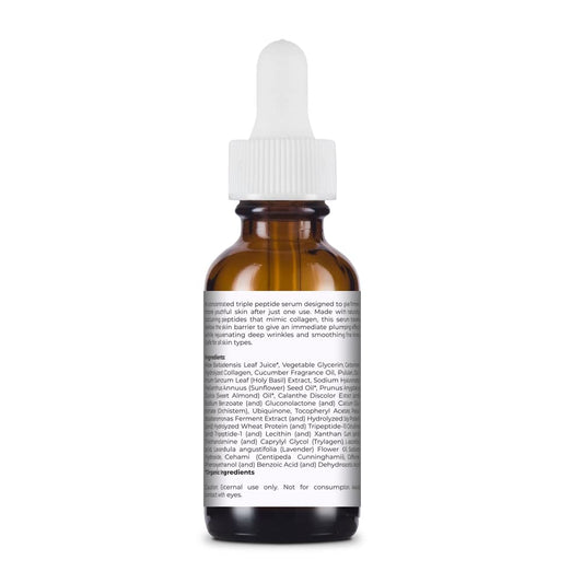 Eye Serum with Collagen Peptides - Anti Aging Serum for Face and Eyes - Hydrating Serum for Wrinkles Fine Lines Under Eye Bags Puffy Eyes and Dark Circles - Concentrated Formula with Hyaluronic Acid