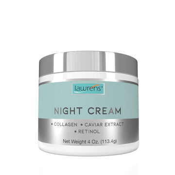 Night Cream with Collagen, Caviar Extract & Retinol - repair and moisturize skin at night - 4