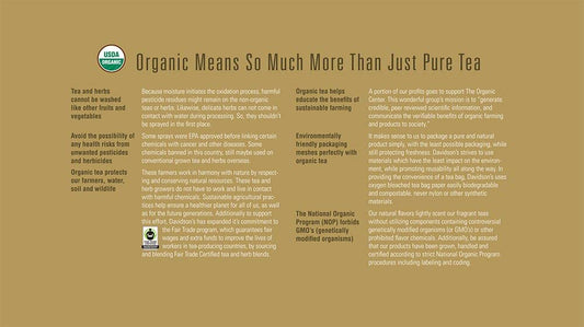 Davidson's Organics, Single Serve Decaffeinated Cinnamon Apple, 100-count Individually Wrapped Tea Bags