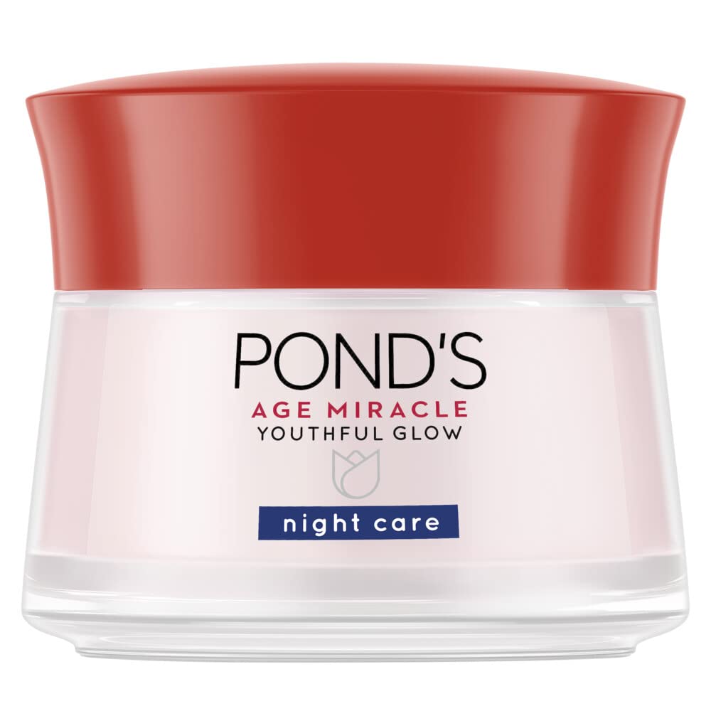 Ponds Age Miracle Night Cream, Anti Wrinkle Cream & Night moisturizer, Perfect Night Cream for Face, 50