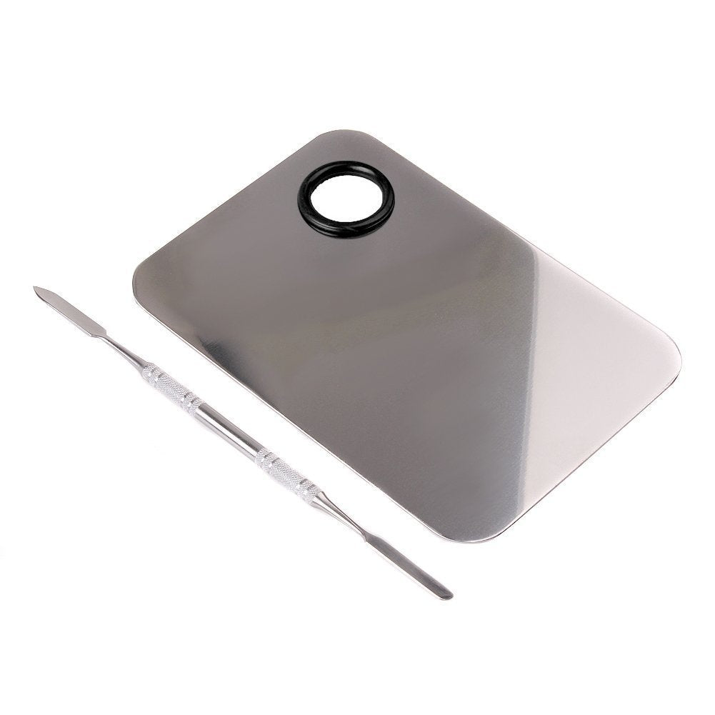 Goege Pro Stainless Steel Cosmetic Makeup Palette Spatula To