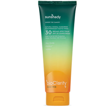 bioClarity SunShady SPF 30 Mineral Sunscreen Body Lotion | Vegan & Reef Safe (Non-Nano 100% Mineral Zinc Oxide) | Water Resistant & Sweat-Proof | 4