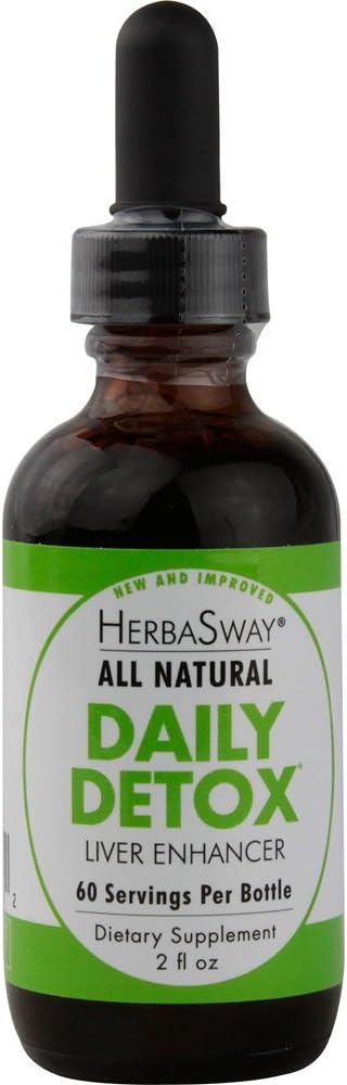 HerbaSway Daily Detox Liver Enhancer, 2 Fluid Ounce (Pack of 3)