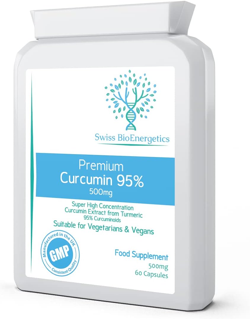 Premium Curcumin 95% with Black Pepper Extract 500mg - 60 Vegan Capsul52 Grams
