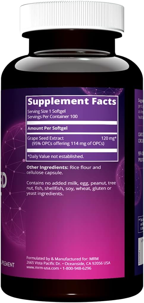 MRM Nutrition Grape Seed Extract | Circulation | Antioxidant