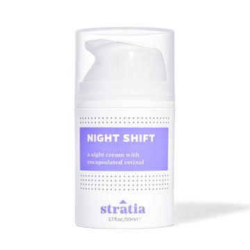 Stratia Night Shift | Age-Defying Night Cream with Encapsulated Retinol | Formulated for All Skin Types | 1.7