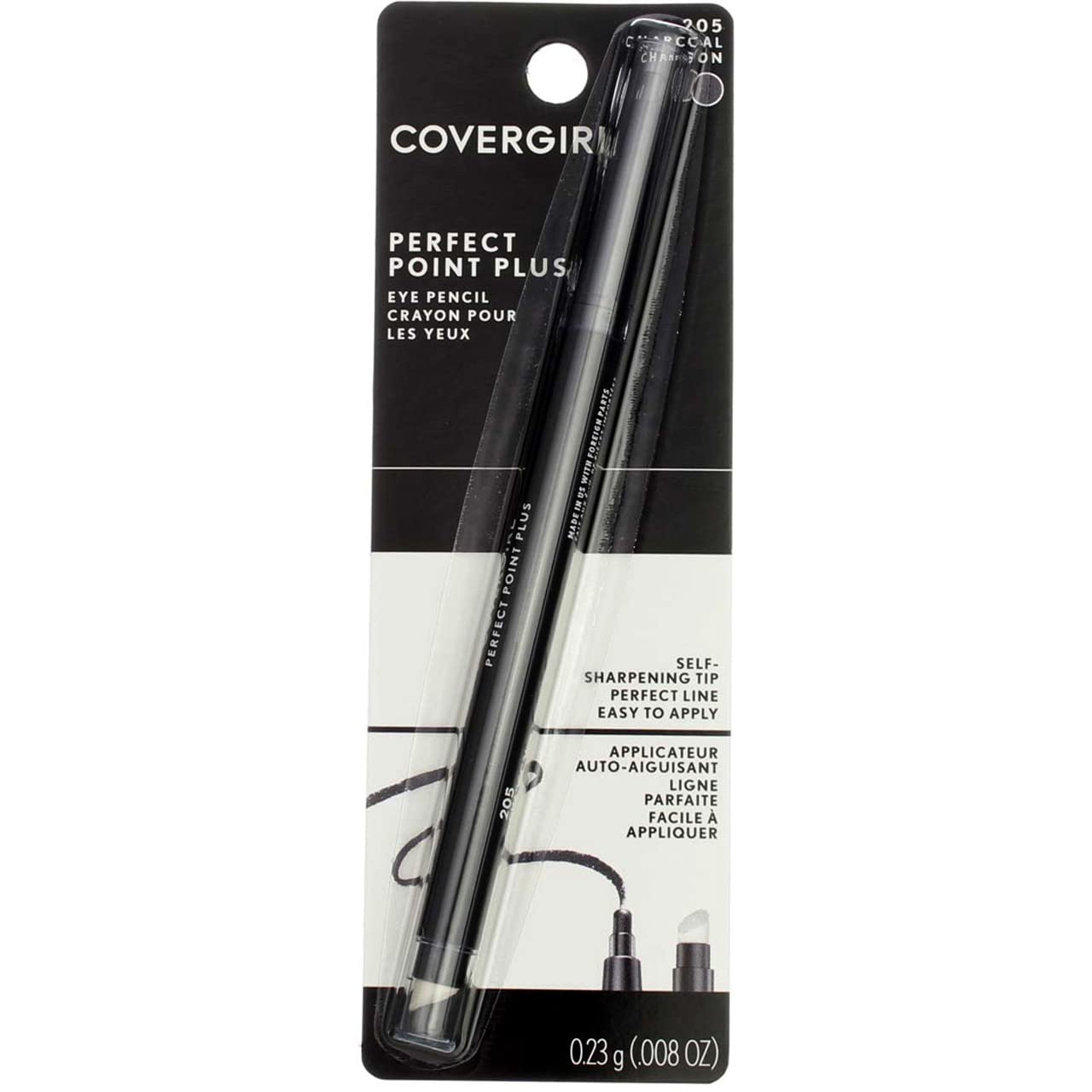 COVERGIRL Eyeliner Charcoal Self Sharpening Pencil (Pack of 6)