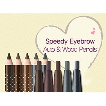 Peripera Perifera Speedy Eyebrow Auto Pencil, Black Brown, 0.06