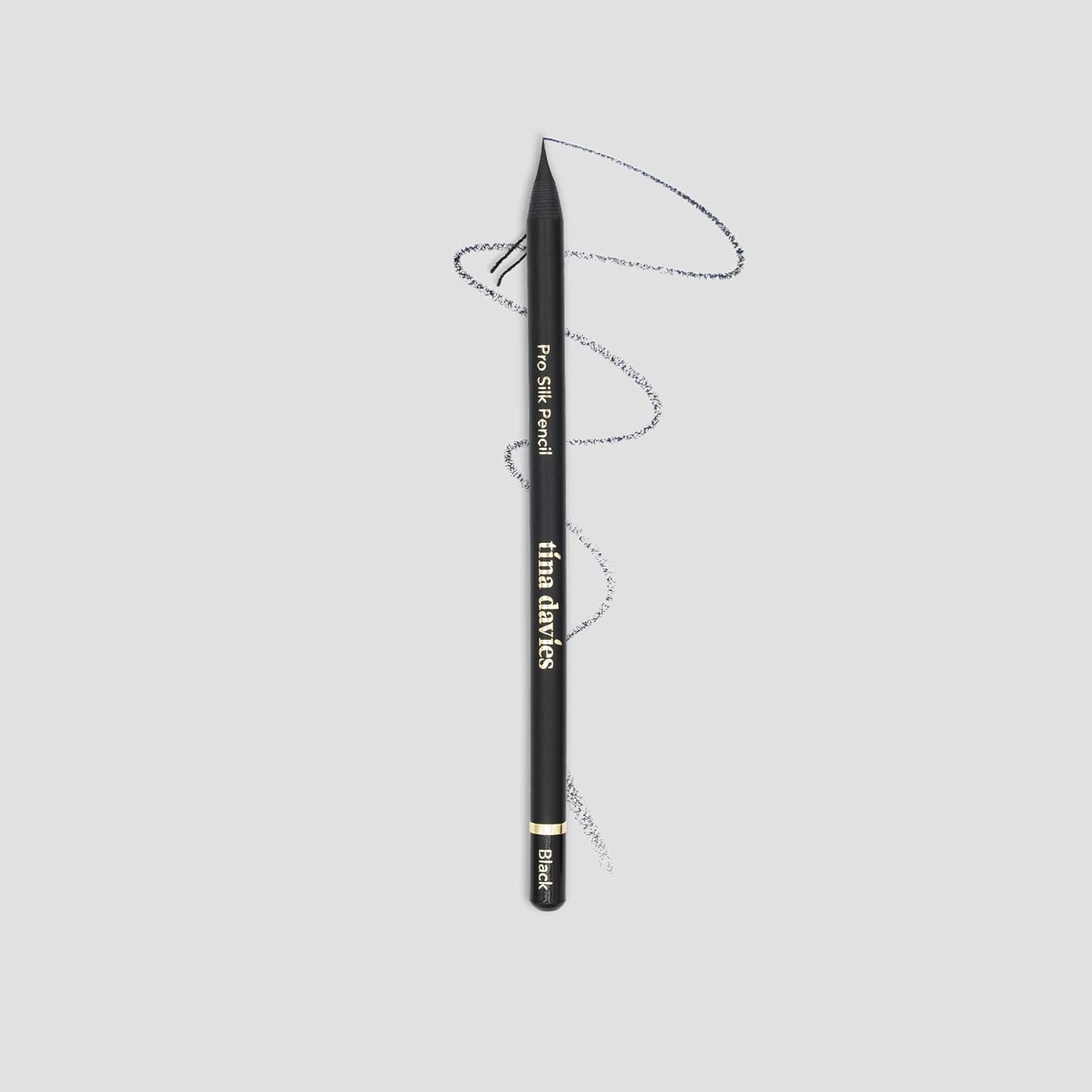 Tina Davies Pro Pencil - Pre-Draw Eyebrow Pencil for Microblading - Smooth Pro Brow Pencil - Permanent Make Up Accessories - Black