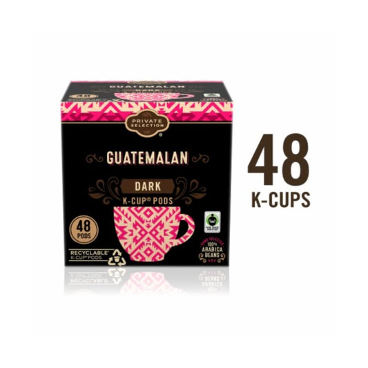 Private Selection Guatemalan Dark Roast Coffee K-Cup Pods | (48 count of Pods)| Pack of 1