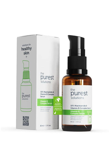 The Purest Solutions Vitamin B Complex Serum (Niacinamide 10% + Vitamin B Complex) - Anti-Sensitization, Anti-Redness, Restorative - Vegan | Cruelty Free | Eco Friendly (1 . )