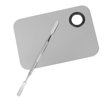 Blending Makeup Palettes Spatula Tools for Makeup Mixing Foundation Stainless Steel Sliver