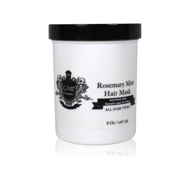 CMR Cosmetics Hair Mask Rosemary Mint. Enriched with: Keratin and UV filter - Deep Conditioning, Intense Hydration, Hair Repair, Nourishing Treatment, Restorative Hair Care