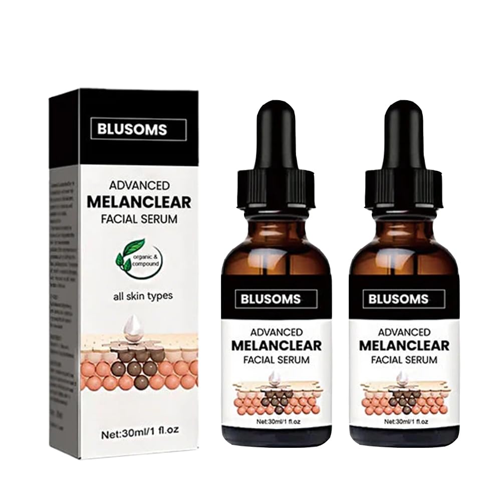 CC Advanced MelanClear Facial Serum, Hyperpigmentation Serum, Melanin Correcting Facial Serum, Dark Spot Corrector Daily Face Serum, Dark Spots Remover for Black Skin (2bottle)