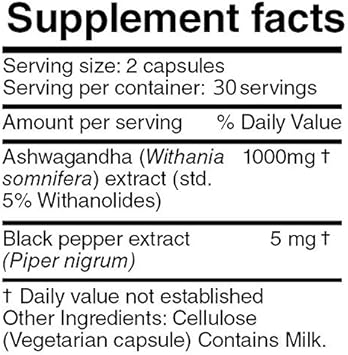 herbolab Ashwagandha KSM 66 15:1 with Black Pepper Extract (