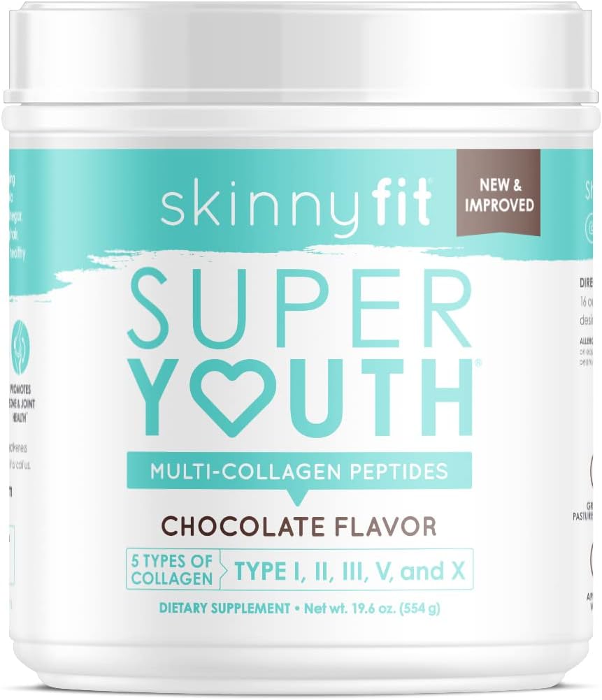 SkinnyFit Super Youth Chocolate Multi-Collagen Peptides Plus