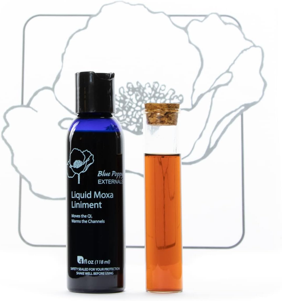 Liquid Moxa Liniment (4 Fl Oz) - Blue Poppy