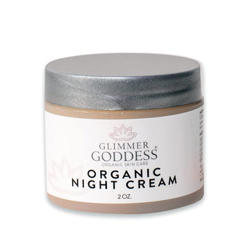 Glimmer Goddess Organic Night Cream Face Moisturizer, 2